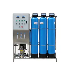 250LPH 500LPH piccolo sistema di osmosi inversa Ro trattamento delle acque sistema di filtraggio dell'acqua ad osmosi inversa industriale