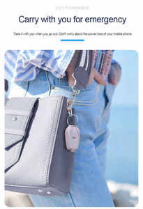 แบตสำรองขนาดเล็ก1500มิลลิแอมป์ต่อชั่วโมงพวงกุญแจแบบพกพาสำหรับ <span class=keywords><strong>iPhone</strong></span> กับ Samsung - Product Image 3