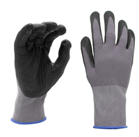 Guantes de Trabajo de Seguridad para Hombre, Industriales, 7 oz, Estériles, Antivibración, Transpirables, con Buen Agarre, de Poliéster, para Trabajo Pesado y Construcción
