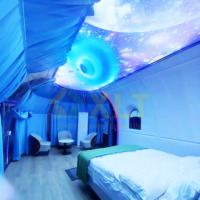 Starshine Starry Dome House Maison dôme PC en polycarbonate pour le glamping Plus tente dôme à bulles en polycarbonate