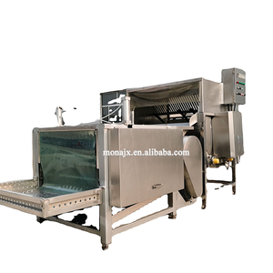 Máquina automática de descarga para escaldado y desplumado de pollos en mataderos con tanque de agua caliente - Product Image 6