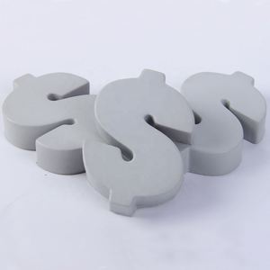Balle anti-stress promotionnelle en forme de symbole du dollar américain en PU, design cube, personnalisable pour unisexe - Product Image 4