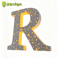 Lettres lumineuses LED RGB personnalisées XDsign Starry Sky, 3D, étanches, pour extérieur, signalétique, contrôlées par Bluetooth, certifiées CE, publicité