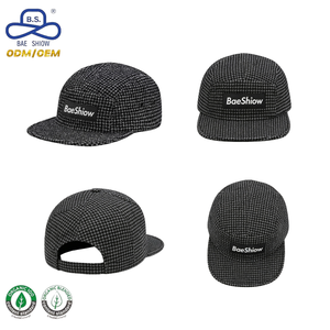 Casquette de camping à visière plate en bouclette, qualité supérieure, tendance 2026, avec logo personnalisable et étiquettes pour promotion de marque privée - Product Image 3