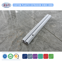 Profilé en PVC extrudé sur mesure pour rail de rideau de plafond et guide de volet roulant