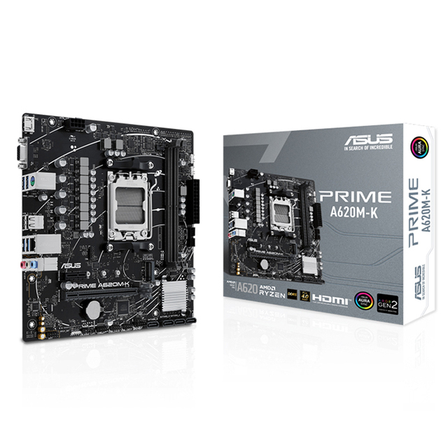 PRIME A620M-K Socket AM5 DDR5 64GB Micro ATX Motherboard Desktop Computer Motherboard