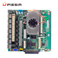 Piesia Mini Itx Carte Mère J1900 Cpu Carte Mère Avec 6 Ports Lan Réseau Safe Firewall Vpn Carte Mère Sans Ventilateur Mini Pc