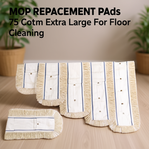 Panno di ricambio per mocio 75 cm in cotone extra large per la pulizia dei pavimenti - Product Image 3