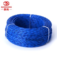 Kabel Ekstensi Sensor Suhu Tahan Suhu Tinggi Berisolasi FEP, Kawat Termokopel Multi-strand Tipe K, Pasangan Terpilin
