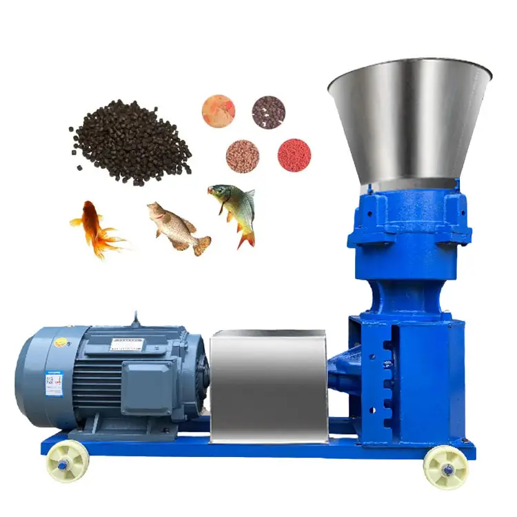 Peixe Gado Porco Animal Feed Pellet Processing Machine Processing Feed