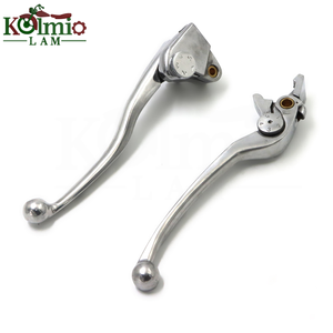 Palancas de Freno y Embrague para Motocicleta KOLMIO-LAM, Compatibles con Kawasaki <span class=keywords><strong>Z900</strong></span> Z650 VERSYS650, Plateado Pulido y Negro Mate - Product Image 1