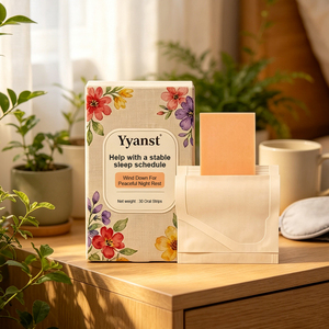 Tiras Orales Disolubles para Dormir Tranquilamente, con Diseño Floral Vintage en Cartulina, 30 Unidades Individuales (OEM/ODM) - Product Image 5