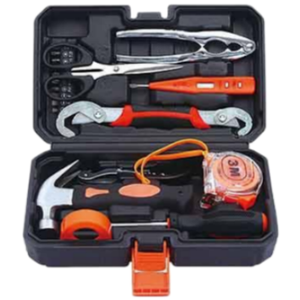 XTXS BYD-21 Piece Stainless Steel Hand Tool Set OEM Scraper Combination Wrenches Hard Case Walnut Clip-DIY Home Maintenance Kit
