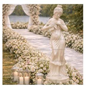 Sculpture figurative classique élégante, accessoire de décoration de luxe pour allée de mariage et entrée - Product Image 3