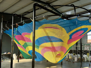 Árbol de Arcoíris Interior Personalizado, <span class=keywords><strong>Equipo</strong></span> de Juego Suave de Ganchillo, Tubo de Acero de Terileno, Capacidad de 100-500 kg <span class=keywords><strong>para</strong></span> Parques Infantiles de Escalada - Product Image 1
