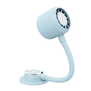Ventilateur magnétique portable à faible bruit avec lumière nocturne, tuyau flexible, moteur sans balais, refroidissement puissant, idéal pour téléphone - Product Image 1