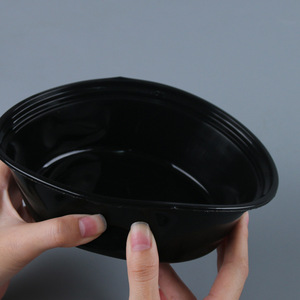 Recipiente Redondo Americano Desechable para Llevar Comida, con Tapa, Apto para Microondas, Contenedor para Comida Rápida - Product Image 1