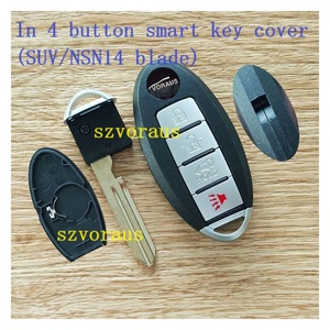 Porte-clés de <span class=keywords><strong>voiture</strong></span> à lame Smart SUV NSN14 avec couvercle de clé intelligent à 4 boutons pour véhicules <span class=keywords><strong>Mercedes</strong></span> Benz et Infiniti - Product Image 2