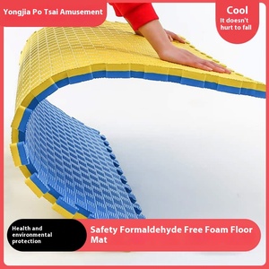 Tapis de sol professionnel pour salle de sport, en EVA épaissi, sain, antidérapant, anti-chute, patchwork, résistant au froid et à l'humidité - Product Image 3