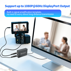 Convertisseur <span class=keywords><strong>vidéo</strong></span> Justlink 1080P SDI vers DP, adaptateur micro-convertisseur, <span class=keywords><strong>conversion</strong></span> audio et <span class=keywords><strong>vidéo</strong></span> en temps réel 1080p SDI vers DP - Product Image 4