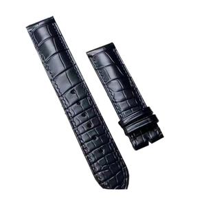 Correa de Reloj Vintage Retro de Cuero de Cocodrilo Genuino Hecha a Mano de 20mm 22mm 24mm 26mm, Correa de Piel de Caimán Auténtica - Product Image 1