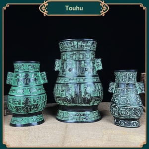 Accesorios para juegos de rol: Maceta de bronce antiguo plana con diseño de barco, para actividades de calentamiento en festivales, empresas y eventos. - Product Image 4
