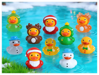 Fabrikverkauf: Neues Design, heiß begehrte Weihnachtsdekoration – Leuchtende 3D-Entenfigur aus Polyresin für Aquarien und mehr