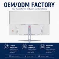 Monitor para Juegos QLED de 24 Pulgadas, 100Hz, 1ms, Pantalla Ancha 21:9, Diseño sin Marco, Monitor Profesional para Esports