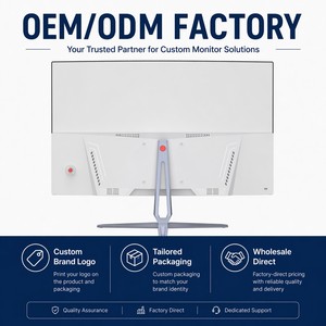 Moniteur de jeu <span class=keywords><strong>QLED</strong></span> 24 pouces 100 Hz 1 ms, écran large 21:9, design sans cadre, moniteur d'ordinateur professionnel pour l'e-sport - Product Image 2