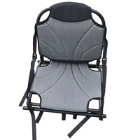 Siège de kayak portable en PVC avec dossier TYZY05, chaise pliable pour kayak et paddleboard