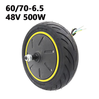 Pièces de réparation pour pneu avant de trottinette électrique Ninebot Max G30 60/70-6.5, moteur 36V 350W 48V 500W