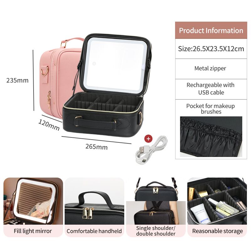 TR-P7003 รุ่นอัปเกรดสีดำ [หัวเข็มขัด+สายสะพายคู่]