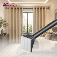 ARODDY Tringle à rideau robuste sans perçage 32 mm, 47,2-94,5 pouces, en acier au carbone, anti-affaissement, brevetée, vente directe usine, OEM ODM