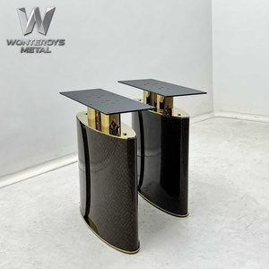 Patas de Mesa de Comedor de Acero Inoxidable con Estampado de Serpiente, Lujosas, para Sala de Estar, Accesorios para Muebles del Hogar - Product Image 3