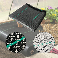 Toile de protection du sol agricole en tissage uni Sulzer, tissage Sulzer, tissu plastique anti-herbe