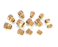Connecteurs en laiton BSP NPT UNF femelle filetage mâle virole connecteur de fixation té adaptateur usinage connexion en laiton sans plomb