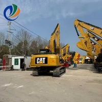 Excavatrice d'occasion CAT320 Caterpillar, excavatrice de 20 tonnes, robuste et puissante, pour travaux de construction, d'excavation et d'exploitation minière