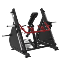 Máquina de remo comercial de acero de carga media con asiento, equipo de remo isolateral de alta resistencia para entrenamiento de fuerza de espalda en gimnasio