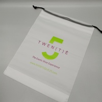 Sacs en plastique personnalisés, grands sacs à cordon écologique, sacs givrés, emballage poly pour vêtements, unités