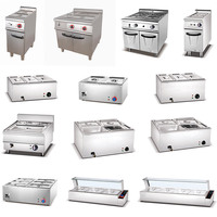 Kommerzielle Lebensmittel wärmer Arbeits platte Edelstahl 2 Pfannen Propan Marie Dampf tisch LPG Gas Bain Marie Food Warmer