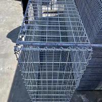 Boîte en gabion soudée sur mesure pour murs de jardin décoratifs