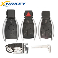 Coque de clé de voiture intelligente NEC XNRKEY à 2/3/4 boutons pour Mercedes Benz C E R S CL GL SL CLK SLK