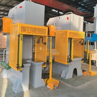 Presse hydraulique à colonne unique de type C, machine de fabrication de plaques d'immatriculation Steelseries avec moteur 5,5 kW, PLC, prix compétitif