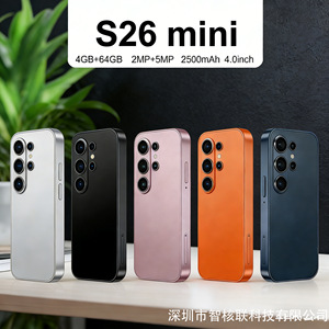 Mini smartphone personnalisé, écran HD 4,0'', double SIM, téléphone <span class=keywords><strong>mobile</strong></span> ultra compact, vente chaude, S26, réseau 3G - Product Image 2