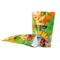 Sacs en plastique refermables personnalisés pour l'emballage de collations, de bonbons salés et de biscuits
