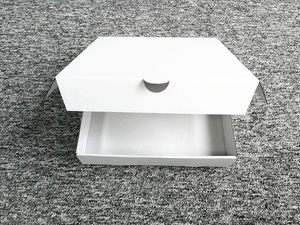 กล่องพิซซ่าลูกฟูกสีขาวพรีเมียมขนาด 14 นิ้ว กล่องใส่อาหารแบบนำกลับบ้าน <span class=keywords><strong>ต</strong></span>กแ<span class=keywords><strong>ต</strong></span>่งเองได้สำหรับกล่องของขวัญ - Product Image 5