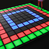 Panneau de sol interactif de jeu à LED pour activer la piste de danse de jeu pour la salle de jeux active