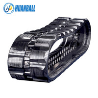 Chenilles en caoutchouc pour chargeuse compacte sur chenilles B320X86X49 pour Caterpillar Komatsu