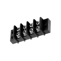 Borne de connexion double rangée GT49, pas de 9,5 mm, à montage sur panneau, sans soudure, avec oreilles de fixation, en laiton et cuivre, 300 V