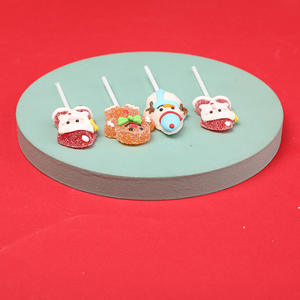 Benutzer definierte Weihnachten Bulk Geschenk Kinder fruchtig süß kreativ Internet Promi Muster Soft Lollipop Candy - Product Image 5